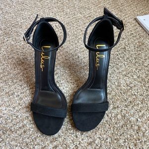 Black Lulus heels